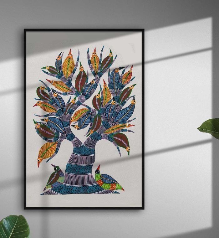 ‘Sangh’ Tree of Life | Gond Painting